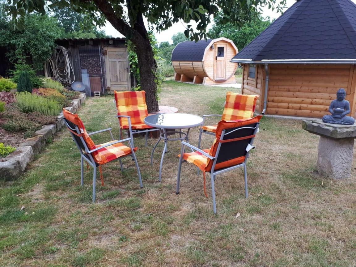 Ferienwohnung Gaensebluemchen Wartenburg Exterior foto